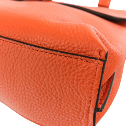 Gucci Bamboo Daily Top Handle 2-Way Handbag/Shoulder Bag 370831 Orange