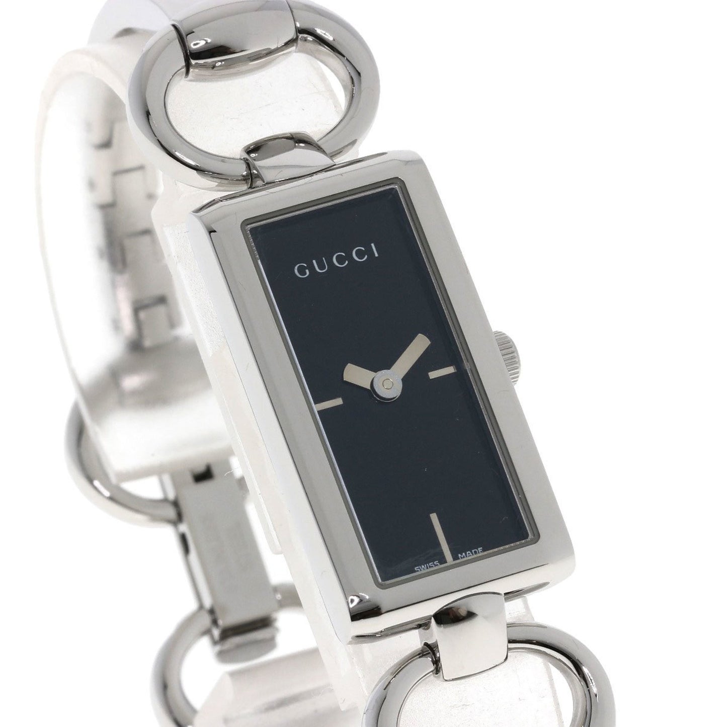 Gucci Ya119 Square Face Stainless Steel Watch