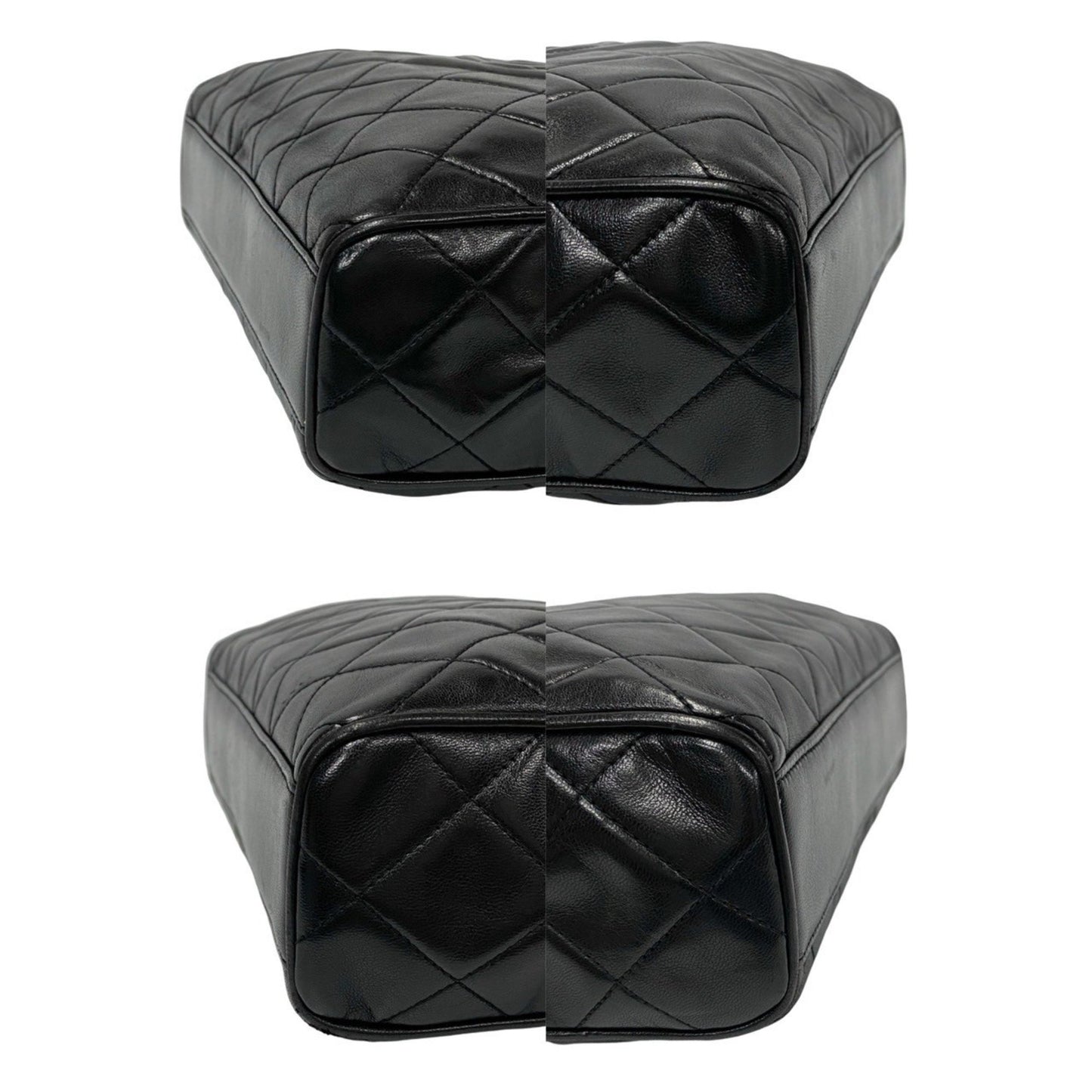 Chanel Matelasse Coco Mark Lambskin Leather Tassel Chain Shoulder Bag