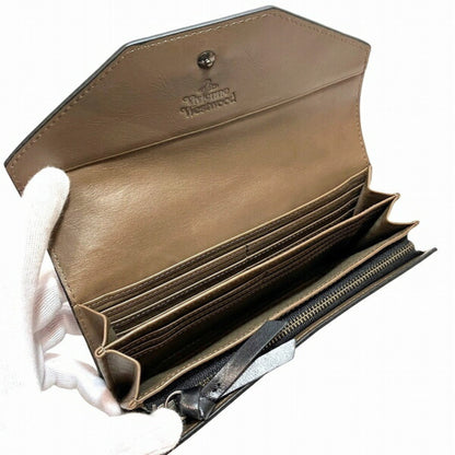 Vivienne Westwood Perforated Leather Long Wallet Bifold