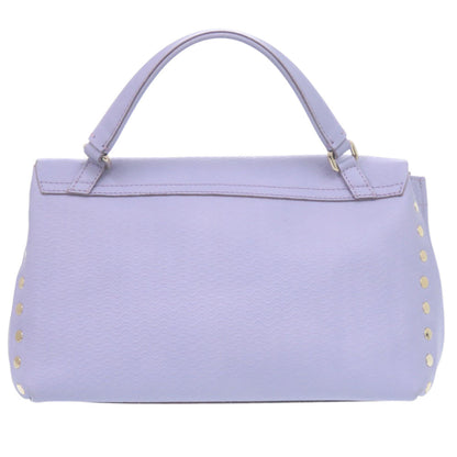 Like New Zanellato Postina L Brandine 2-Way Leather Handbag 30134005 Purple 0617