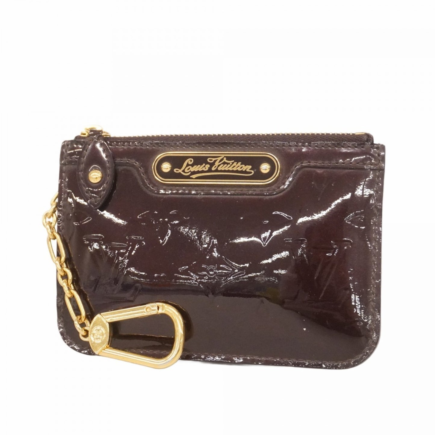 Louis Vuitton Vernis Pochette Cle Nm M93557 Amaranth