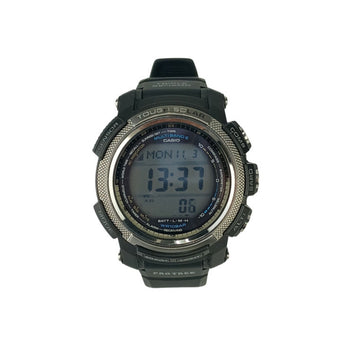 Casio Pro Trek Triple Sensor Prw20001Er Black Rubber