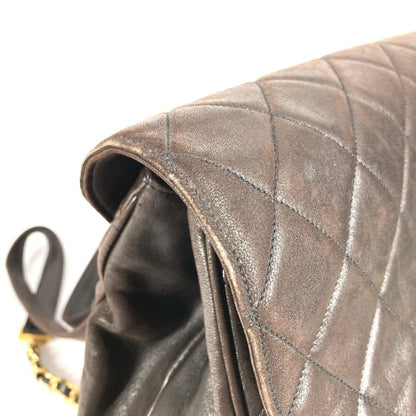 Chanel Matelasse Quilted Vintage Cc Coco Mark Logo Backpack With Ball Drawstring And Chain