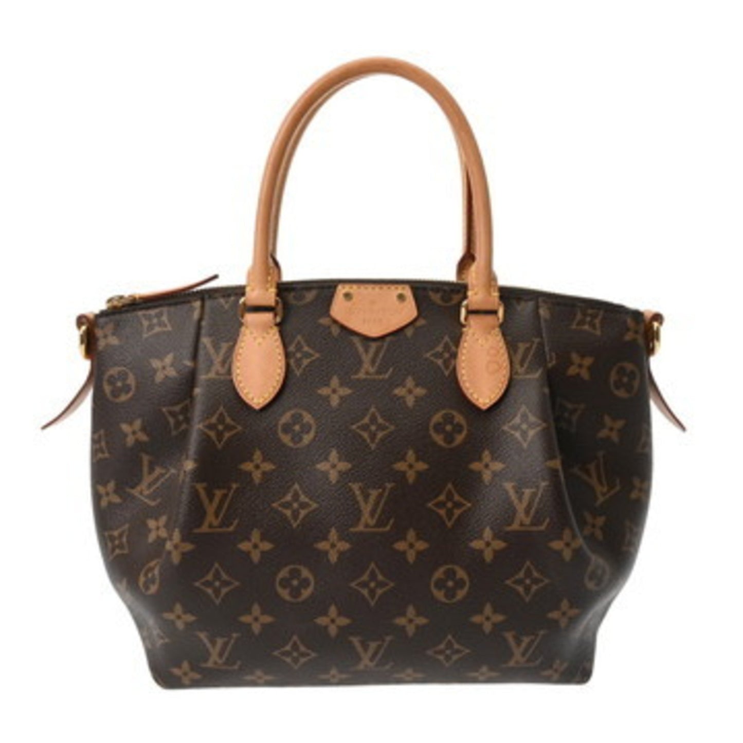 Louis Vuitton Monogram Turen Pm Brown M48813 Women'S Canvas Handbag