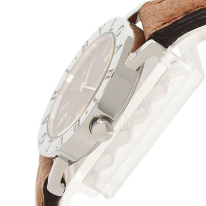 Bvlgari Bz26Sld Wristwatch Stainless Steel Leather