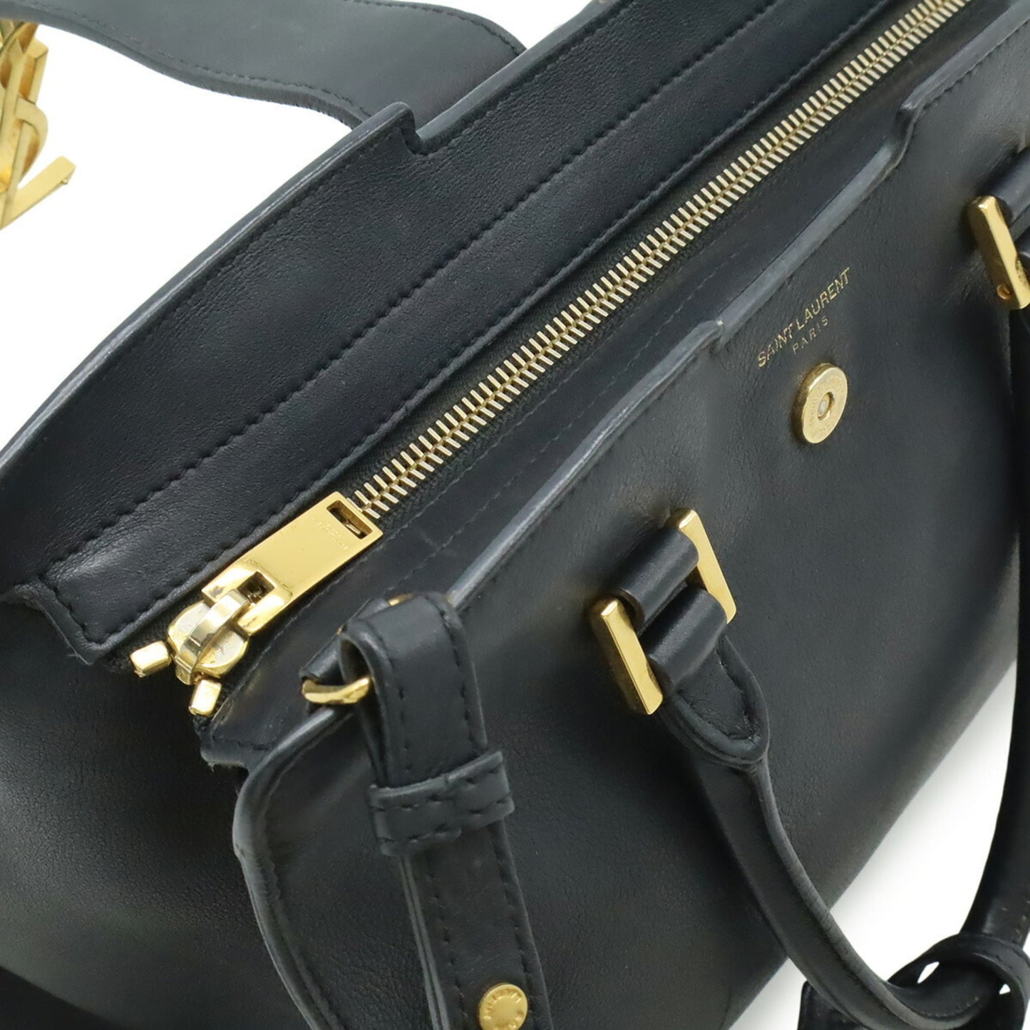Leather Yves Saint Laurent Handbag