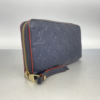 Louis Vuitton Monogram Empreinte Zippy Wallet M62121 Marine Rouge