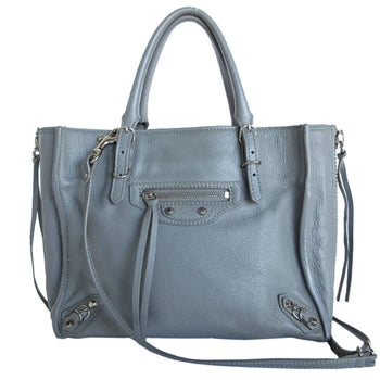 Balenciaga Paper Mini Handbag/Shoulder Bag In Gray