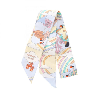 Hermes Herms Twilly Carres Volants Silk Scarf For