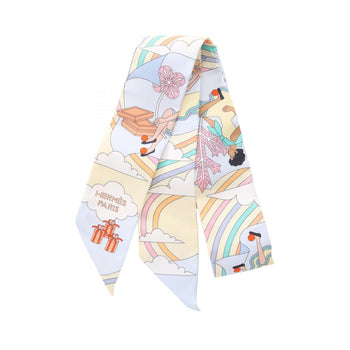 Hermes Herms Twilly Carres Volants Silk Scarf For