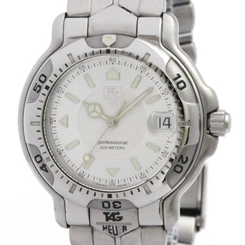 Tag Heuer 6000 Pro 200M Steel Quartz Mid Size Watch Wh1113 Polished