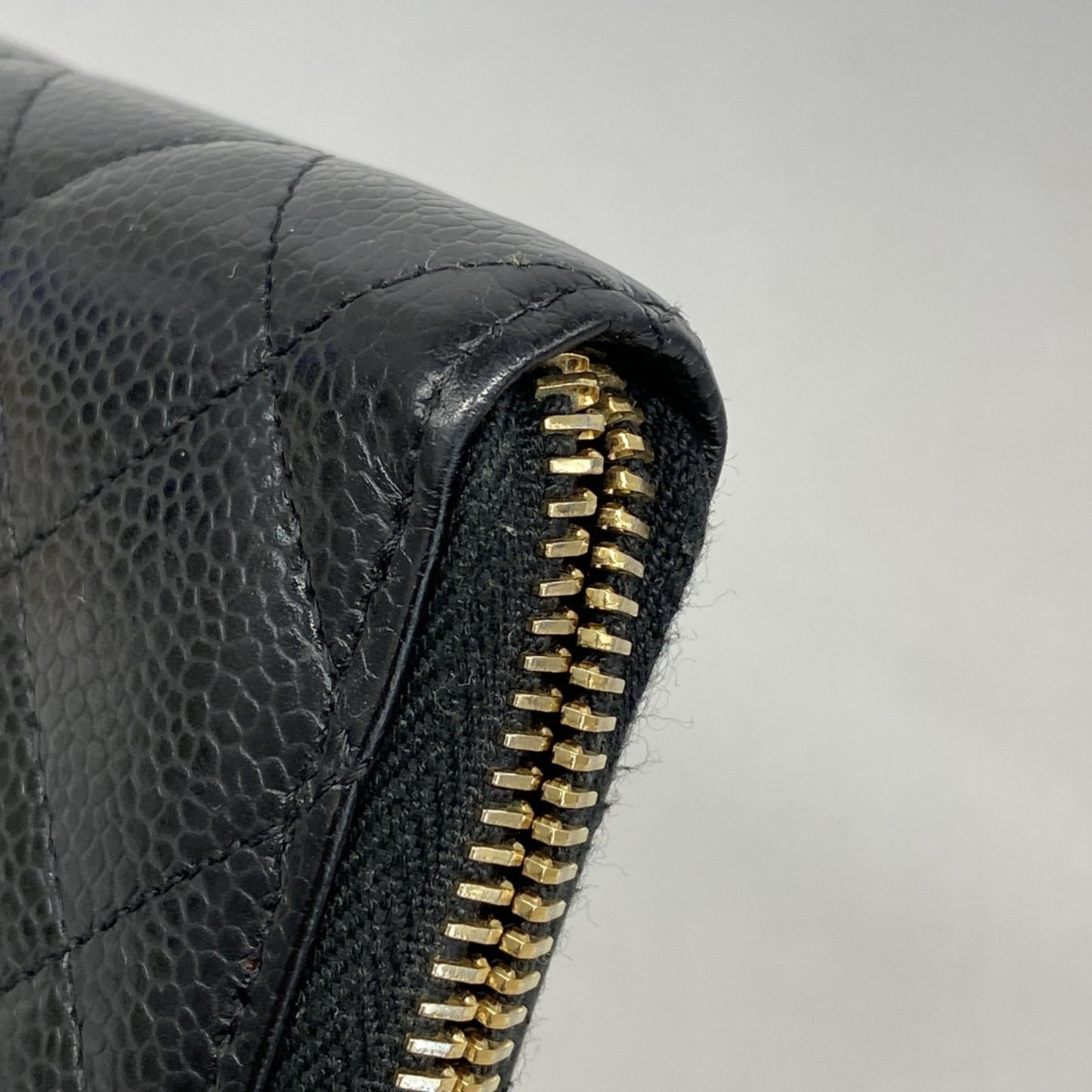 Chanel Matelasse Caviar Leather Long Wallet