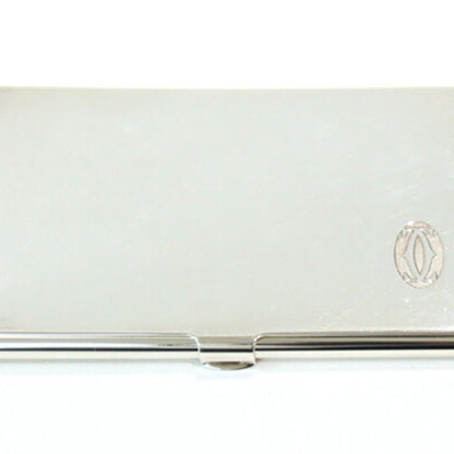 Cartier Business Card Holder T1220284 Silver Sv Sterling 925 Case