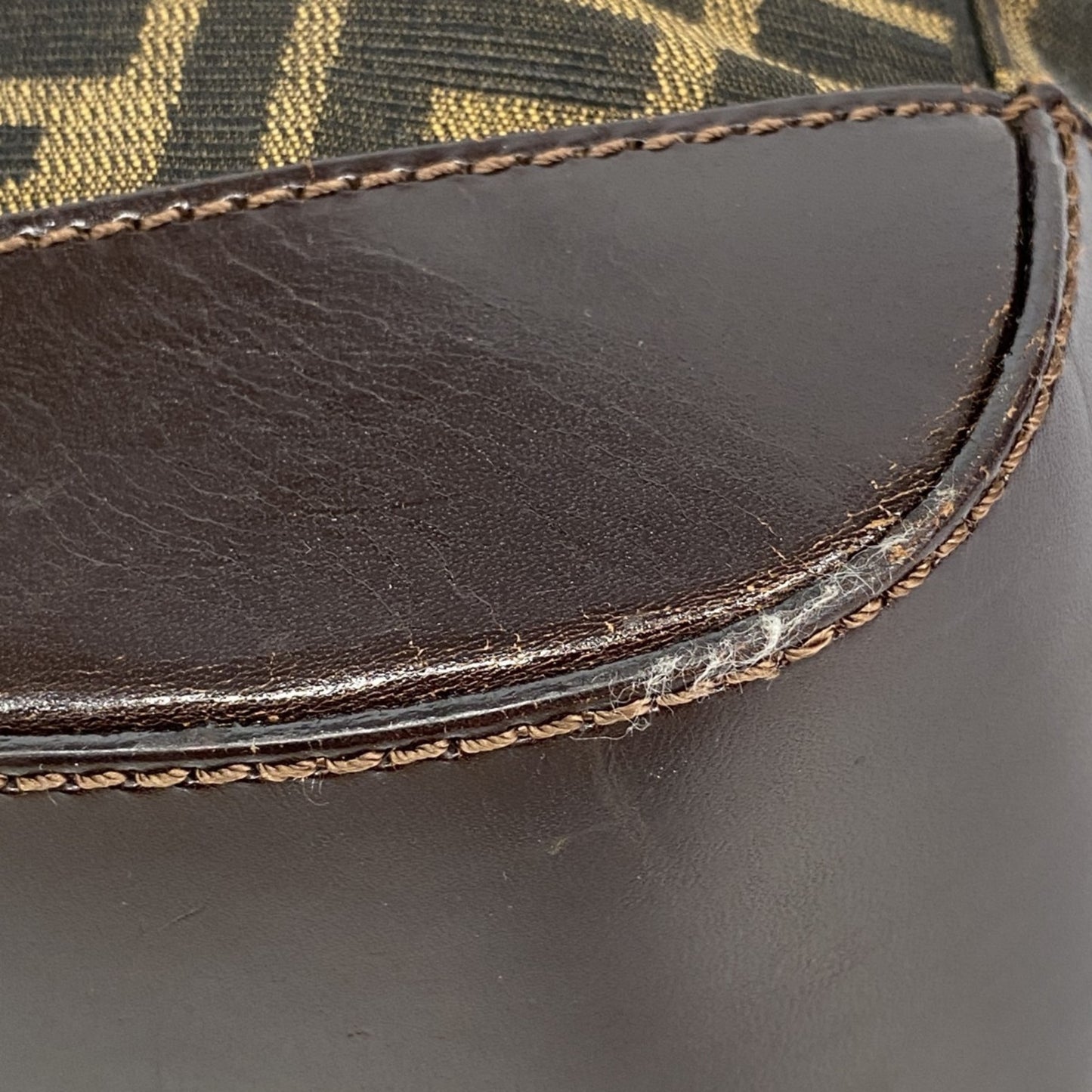 Fendi Zucca Nylon Canvas Tote Bag