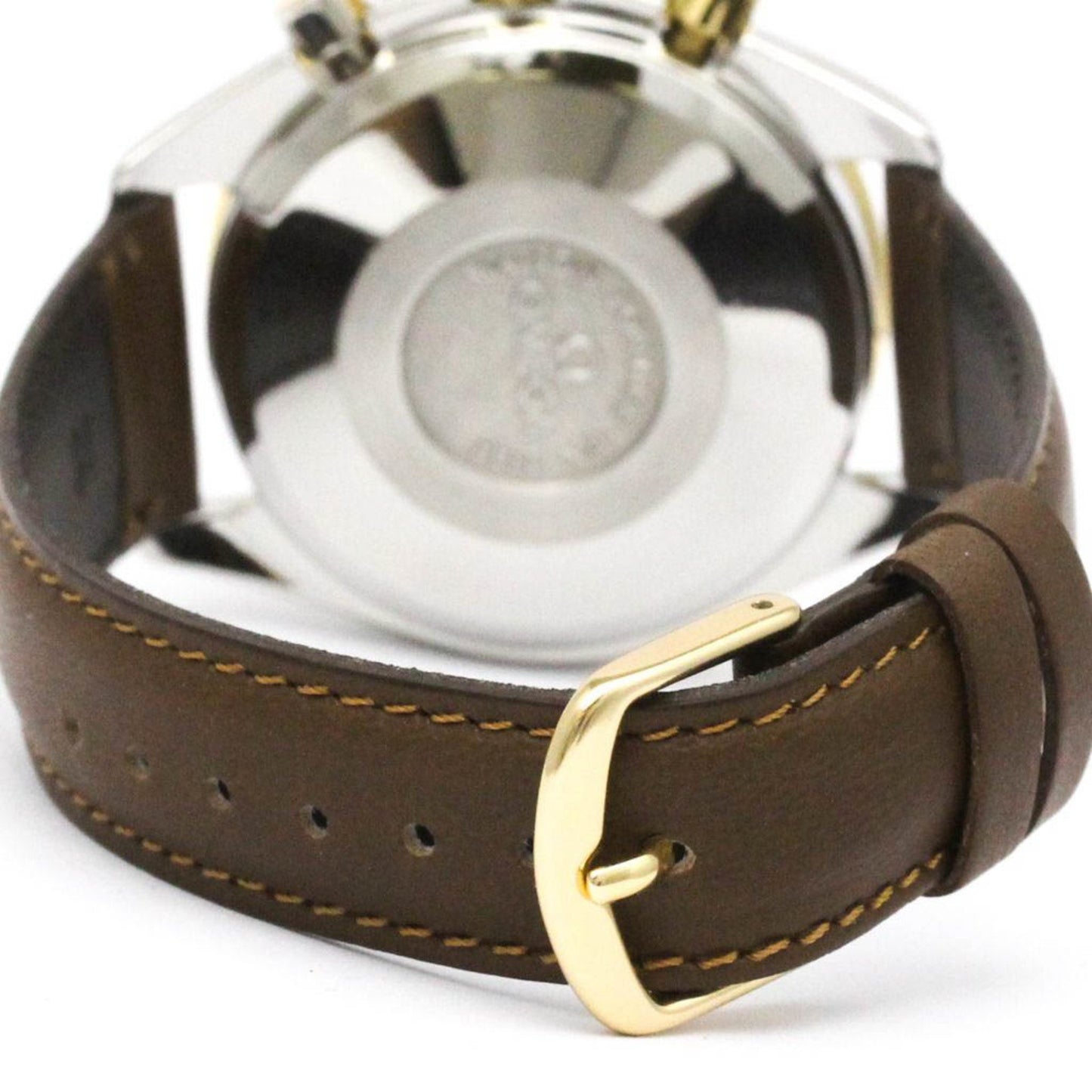 Omega Speedmaster Triple Date Moonphase 18K Gold Watch 175.0034 Polished