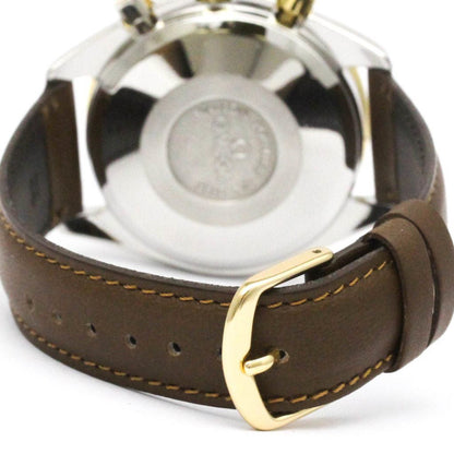 Omega Speedmaster Triple Date Moonphase 18K Gold Watch 175.0034 Polished