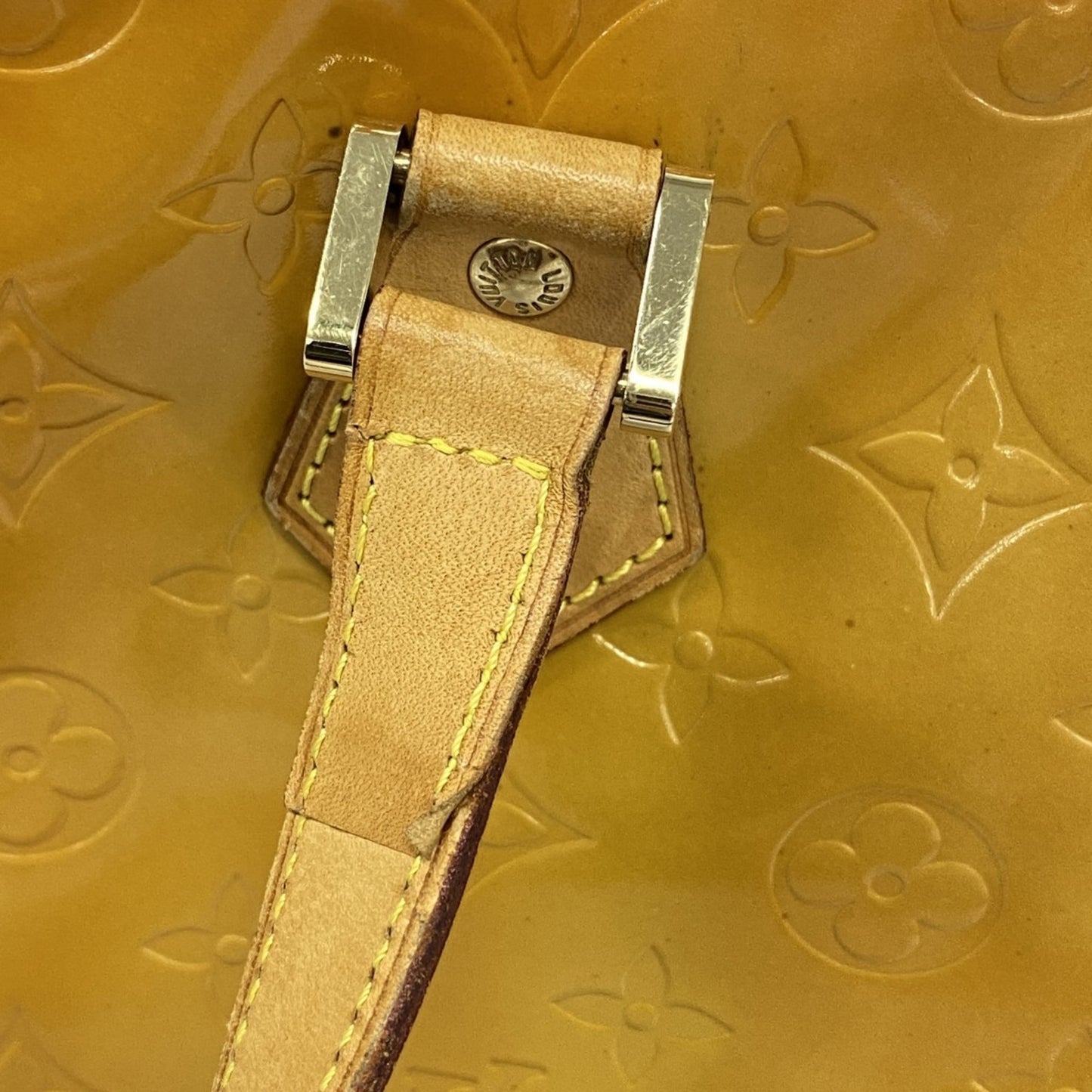 Louis Vuitton Vernis Houston Tote Bag M91004 Beige