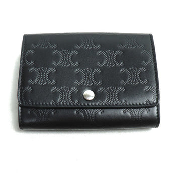 Celine Triomphe Embossed Card Holder