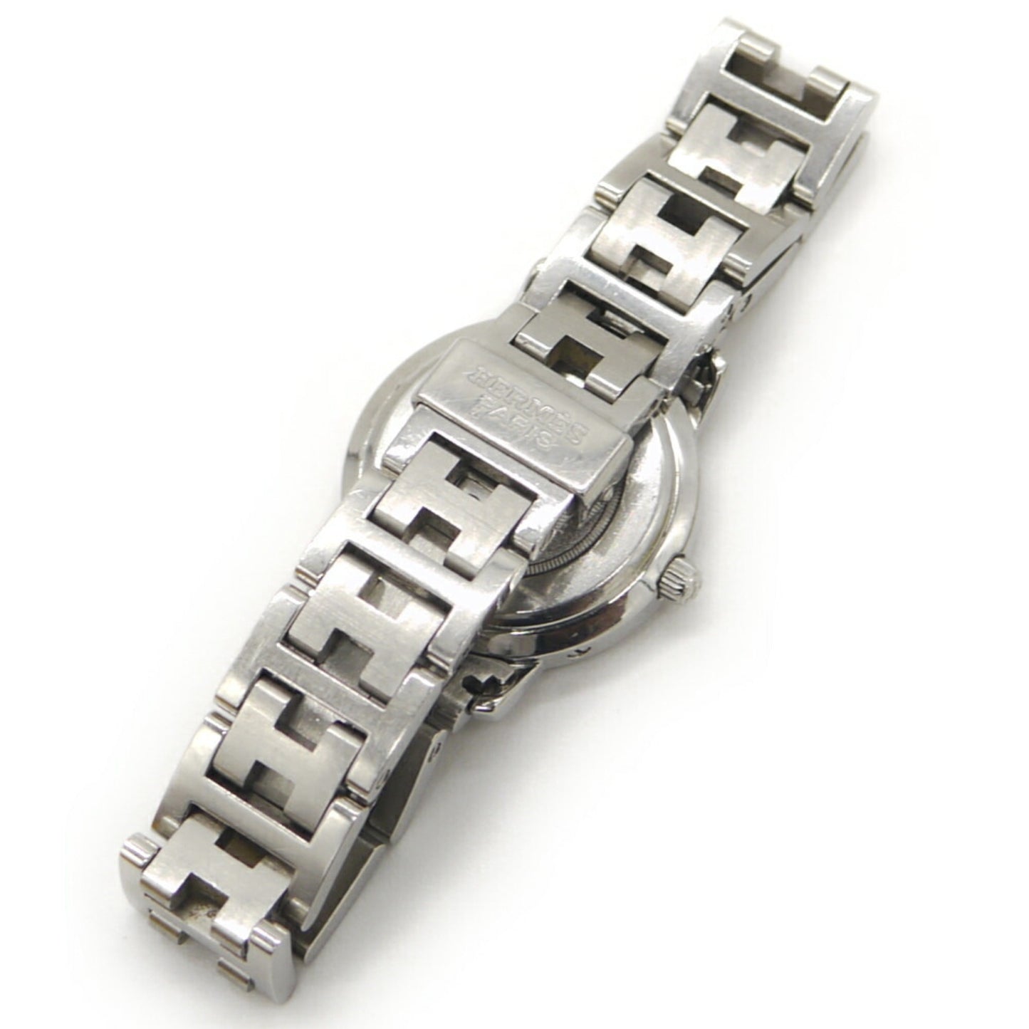 Hermes Clipper Watch Cl4.210 Quartz Gray Dial