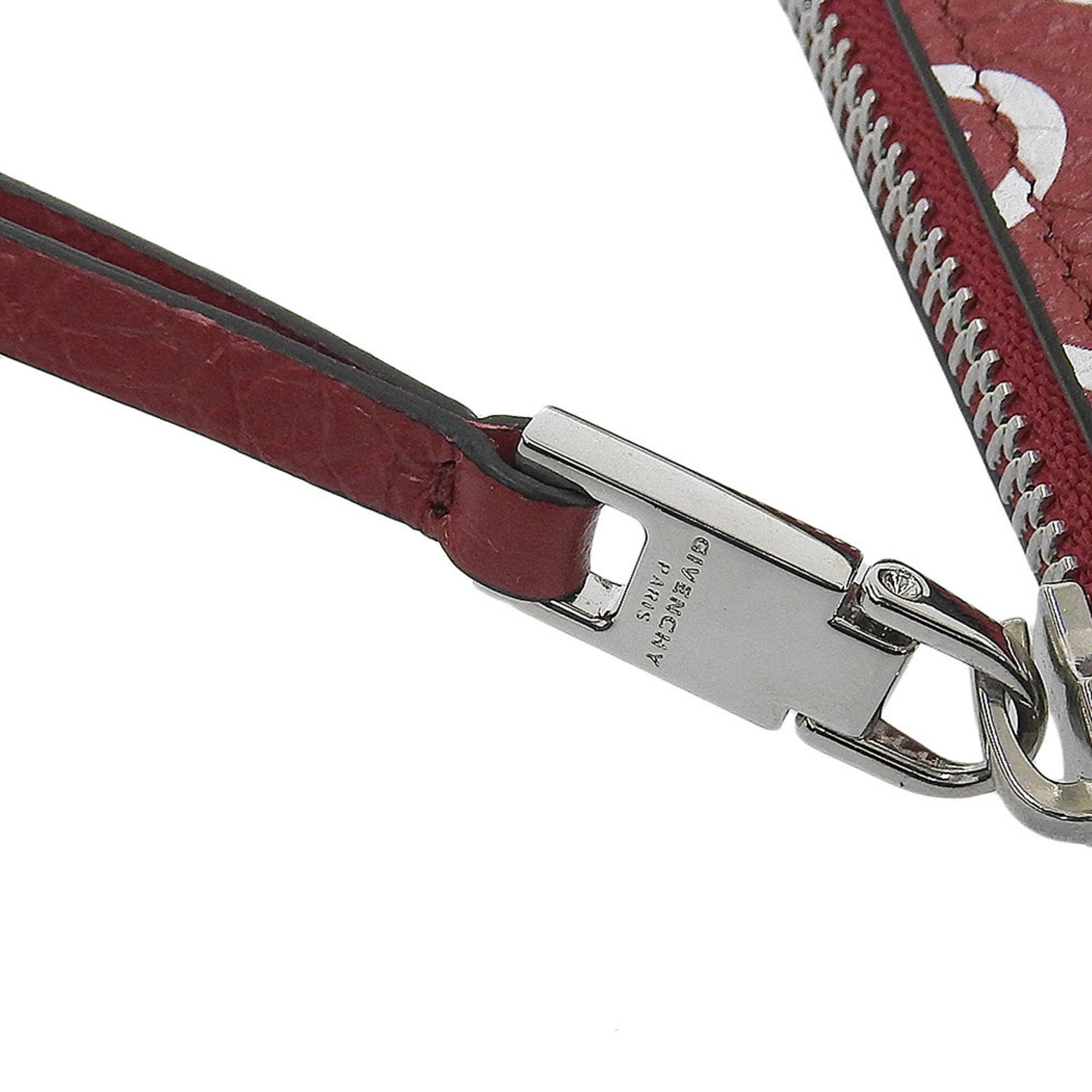 Givenchy Givenchy Clutch Bag Ned0169 Second Leather Red X White Black