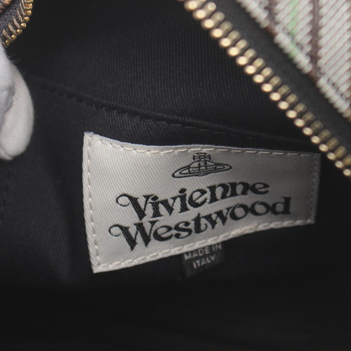 Vivienne Westwood Red Label Tartan Backpack Rucksack Backpack Bag Faux Leather