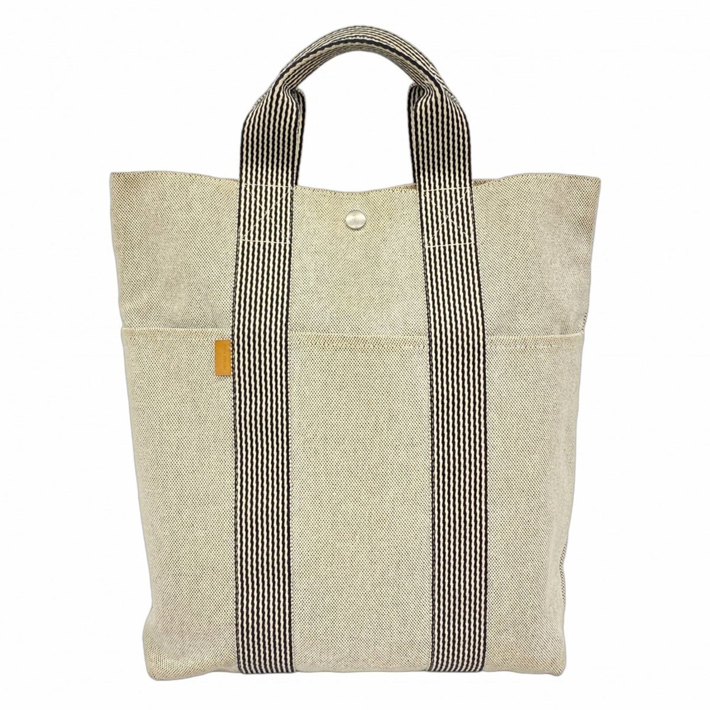 Hermes Herms New Foule To Cabas Canvas Tote Bag
