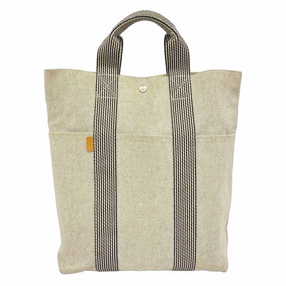 Hermes Herms New Foule To Cabas Canvas Tote Bag