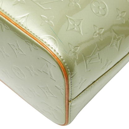 Louis Vuitton Monogram Vernis Houston Tote Bag M91053 Green Patent Leather