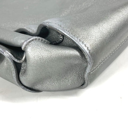 Bvlgari Bulgari Shoulder Bag Logo Turnlock Tote Leather