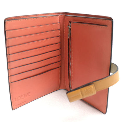 Loewe Vertical Wallet Medium Bi-Fold Beige Light Oat/Honey C660Z41X01