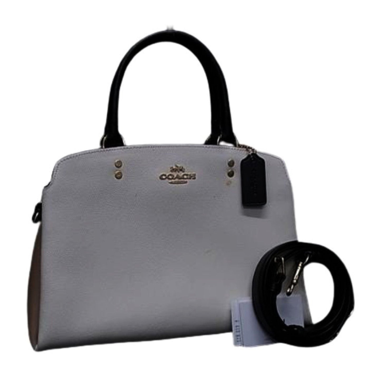 Coach Lily Carryall Colorblock Handbag 91162 Ivory