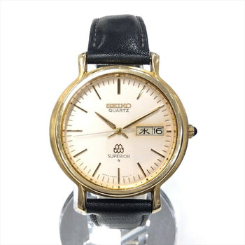 Seiko 9983-8020 Superior Watch Twin Quartz Ivory