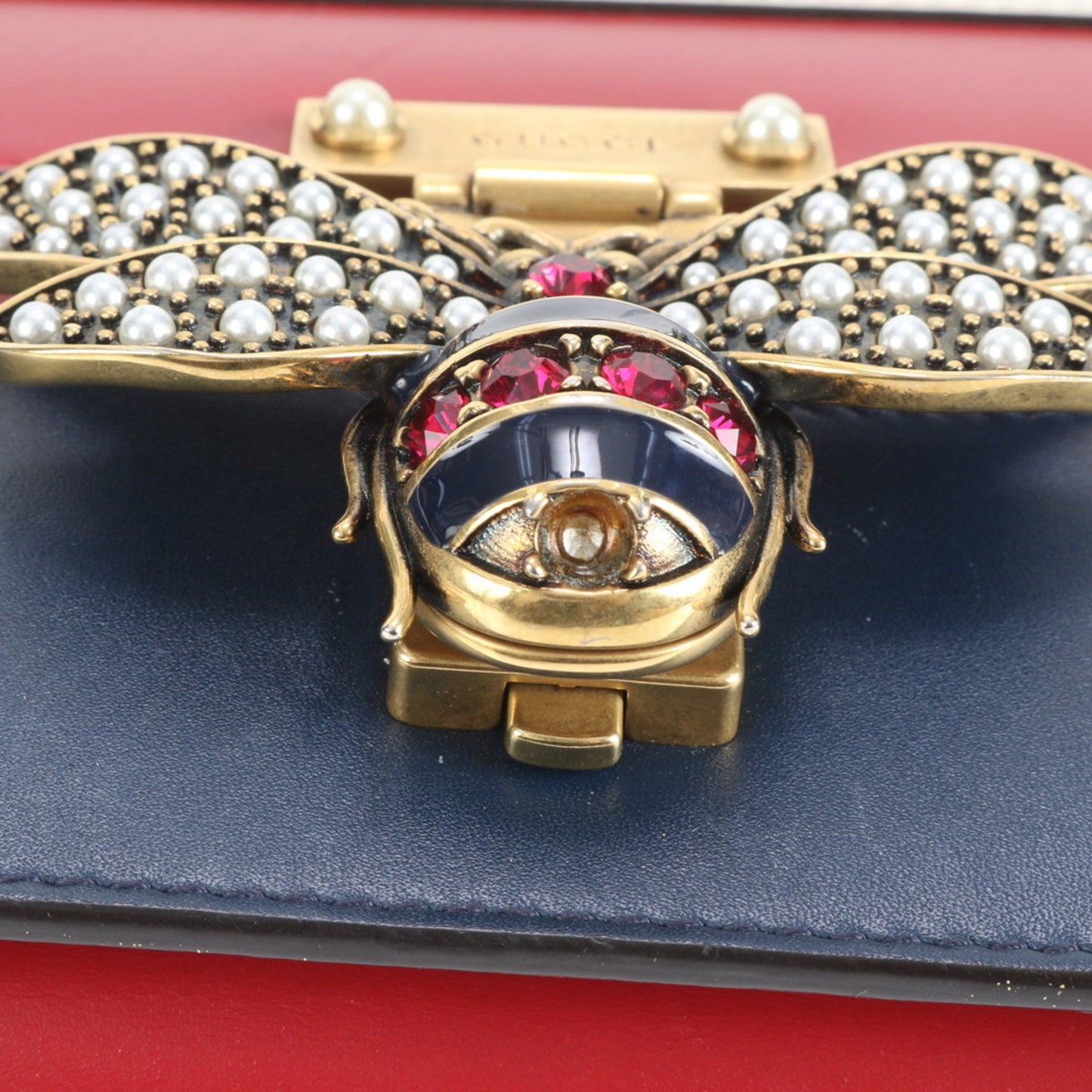 Gucci Queen Margaret Leather Shoulder Bag (476542)