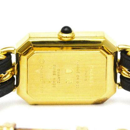 Chanel Premiere Size L Gold Plated Quartz