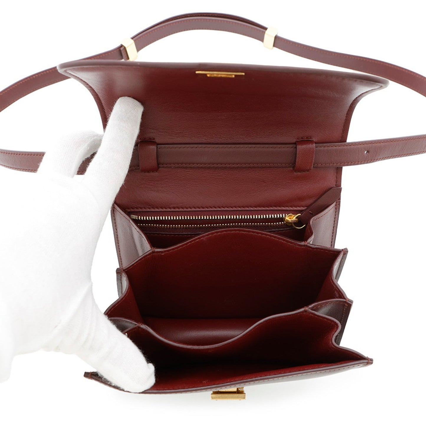 Celine Classic Box Small Leather Shoulder Bag 189183