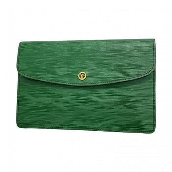 Louis Vuitton Epi Montaigne 27 Clutch Bag M52654 Borneo Green