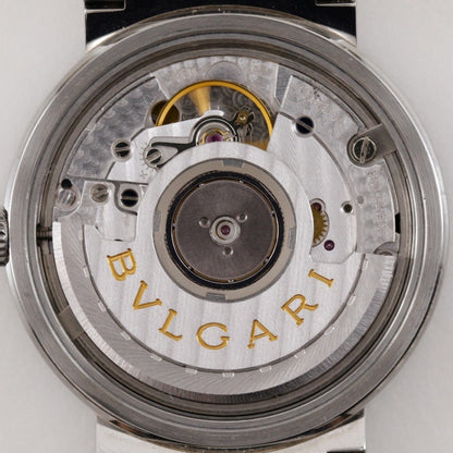 Bvlgari Wristwatch Date Bb33Ss Stainless Steel Automatic Black Dial Bvlgari Boys