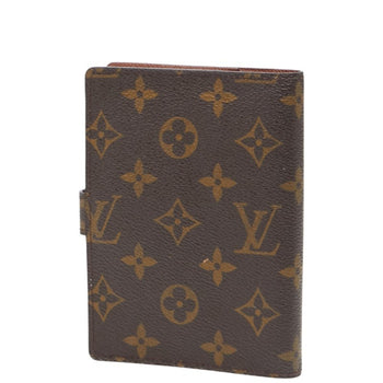 Louis Vuitton Monogram Agenda Pm Notebook Cover R20005 Brown Leather