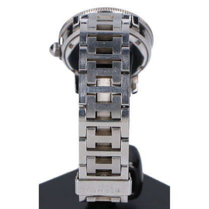 Hermes Cl5 210 Clipper Diver Date Stainless Steel Watch With Navy Dial And Quartz Movement