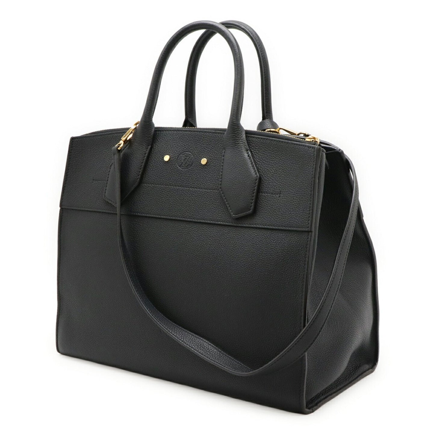 Louis Vuitton City Steamer Mm Handbag/Shoulder Bag Leather Noir Black M53015