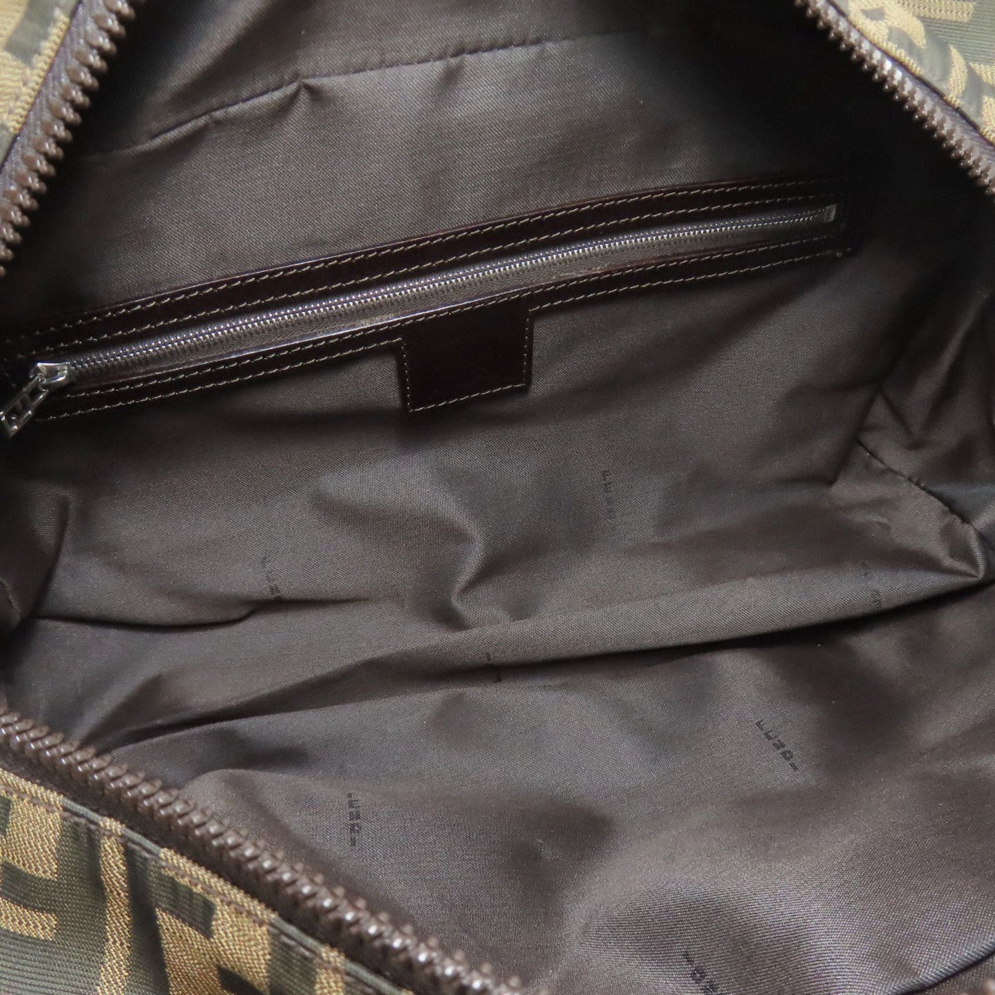 Fendi Zucca Pattern Handbag Canvas