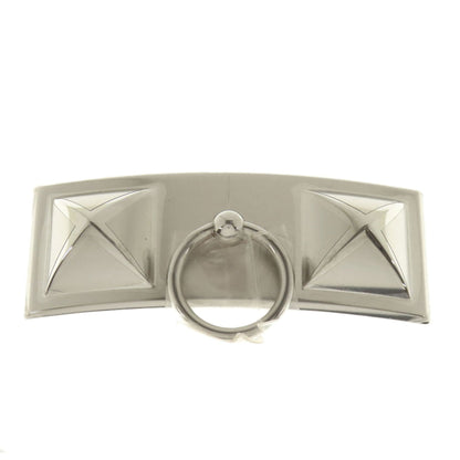 Hermes Rival Vermilion Rose Silver Hardware Belt Swift Epson