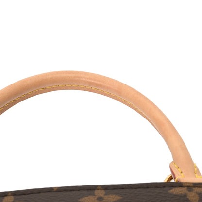 Louis Vuitton Monogram Petit Palais Pm 2-Way Brown M45900 Women'S Canvas Handbag