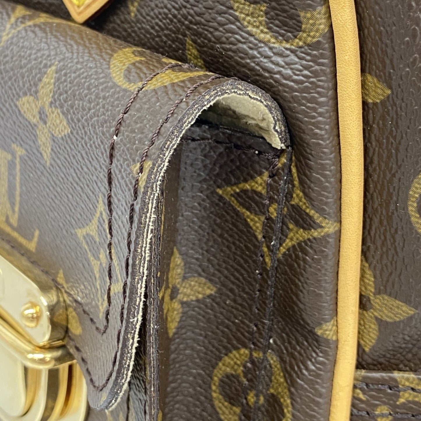 Louis Vuitton Monogram Manhattan Pm Handbag M40026 Brown