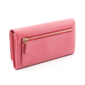 Prada Saffiano Fiocco Bifold Long Wallet In Saffiano Leather
