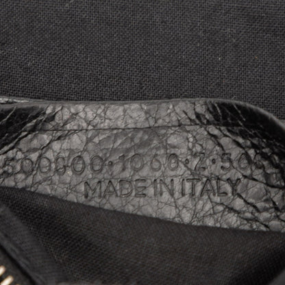 Balenciaga Graffiti Chain Shoulder Bag 500800 Black Leather