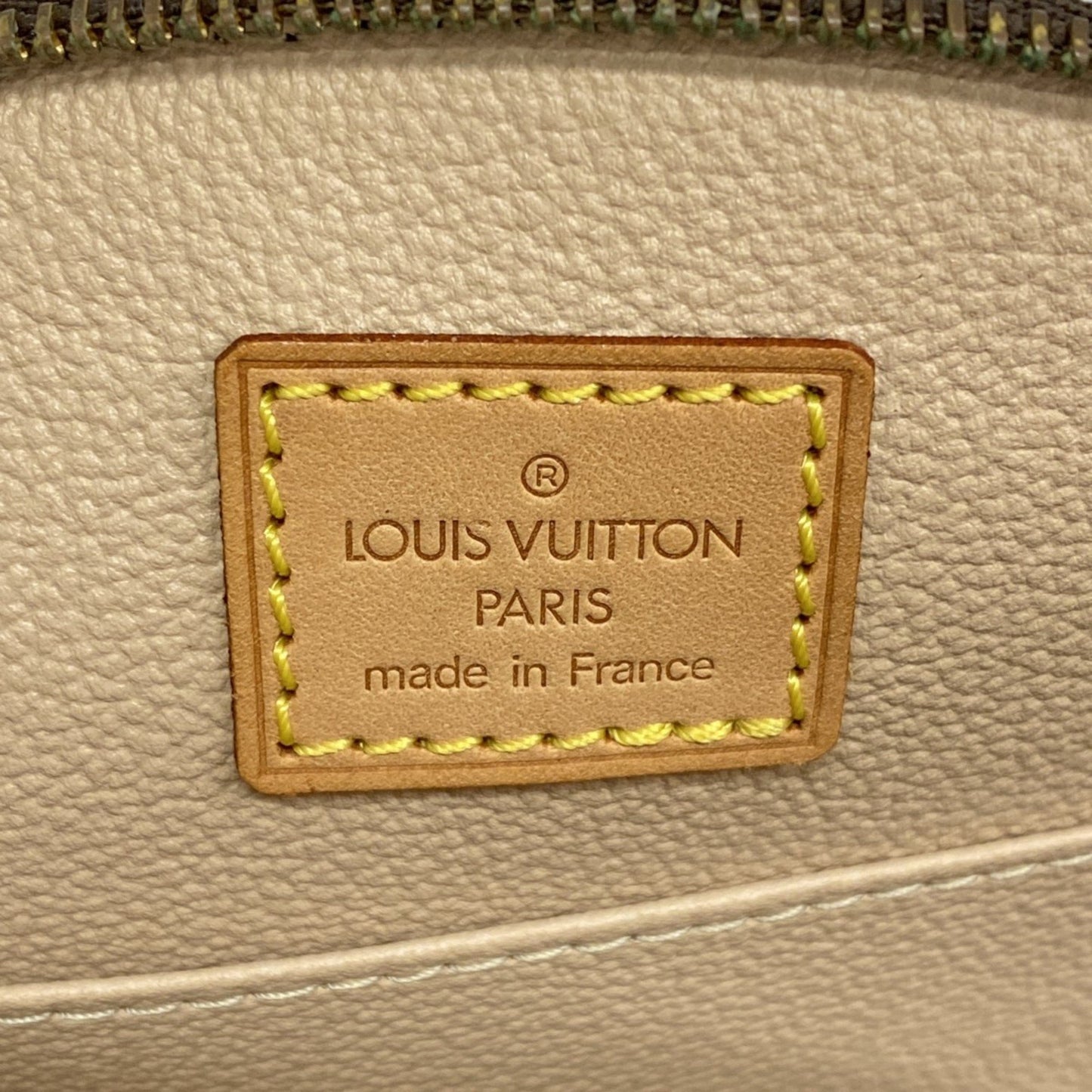 Louis Vuitton Monogram Trousse De Mironde Pouch M47520 Brown