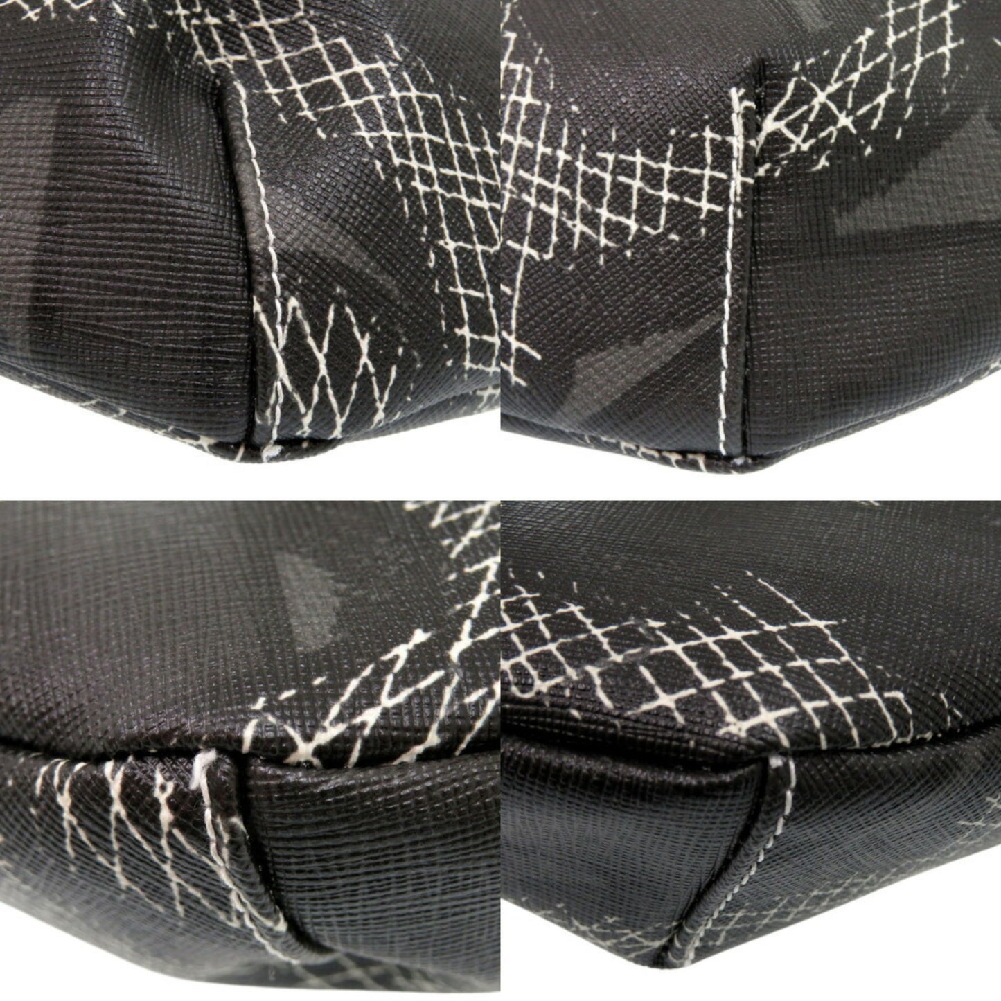 Burberry Tb Monogram Body Bag Waist Pvc Black 1380Burberry