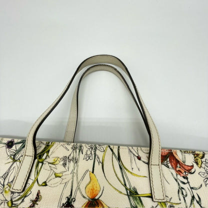 Gucci 282439 Flora Tote Bag Handbag In White